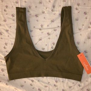 3/$20 Colsie Green Bralette